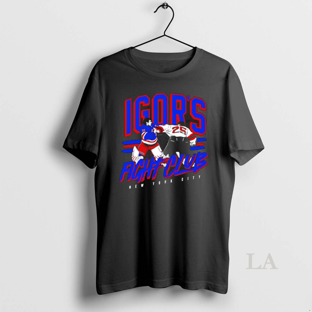Original Igor Shesterkin New York Rangers Hockey Fight Club