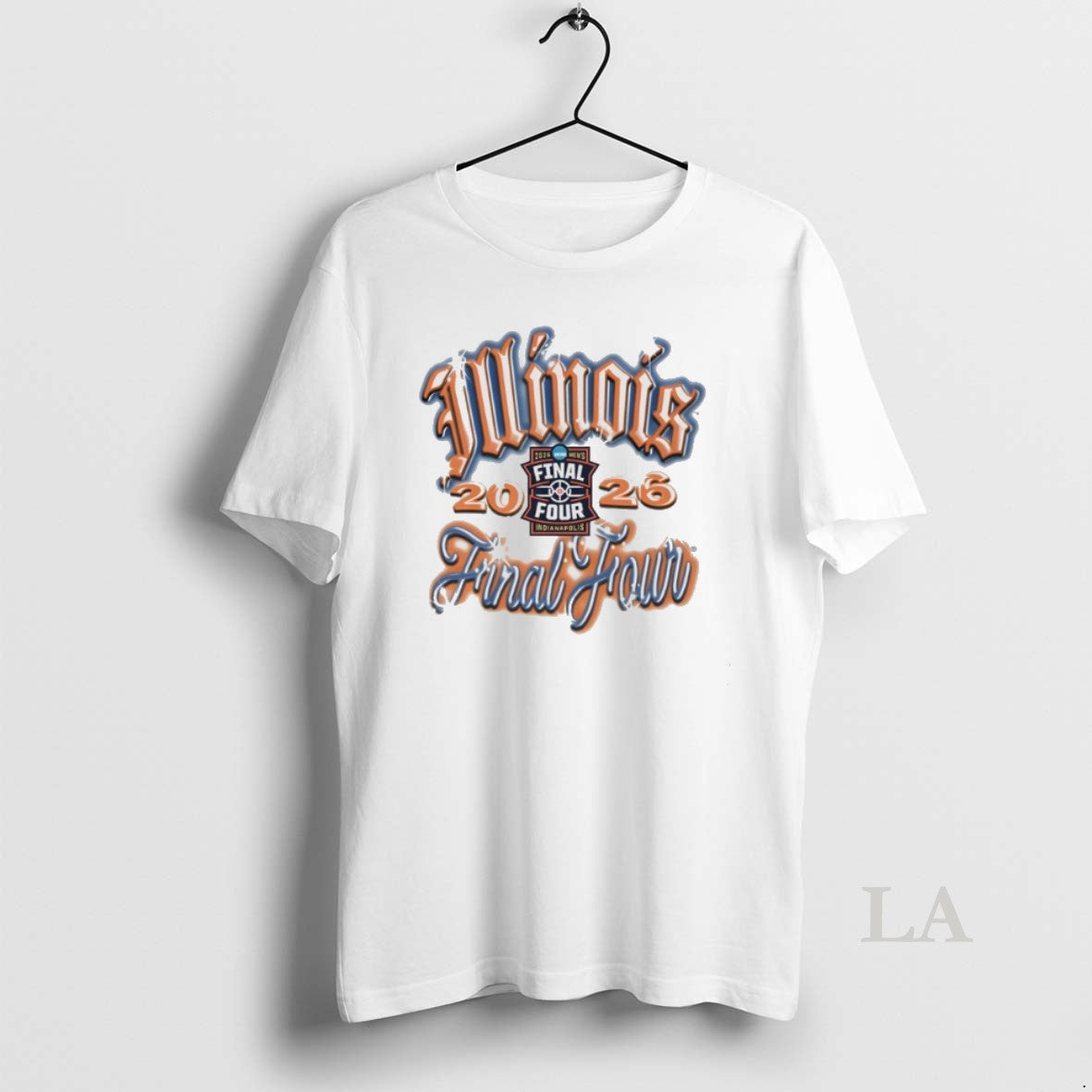 Original Illinois Mens Basketball 2026 Final Four 90s Airbrush