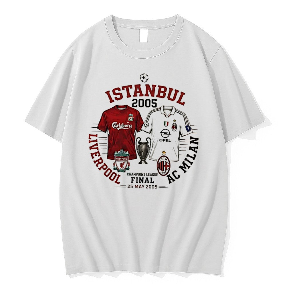 Original Istanbul 2005 Liverpool Vs Ac Milan Champions League Final 25 May 2005 Graphic Tee