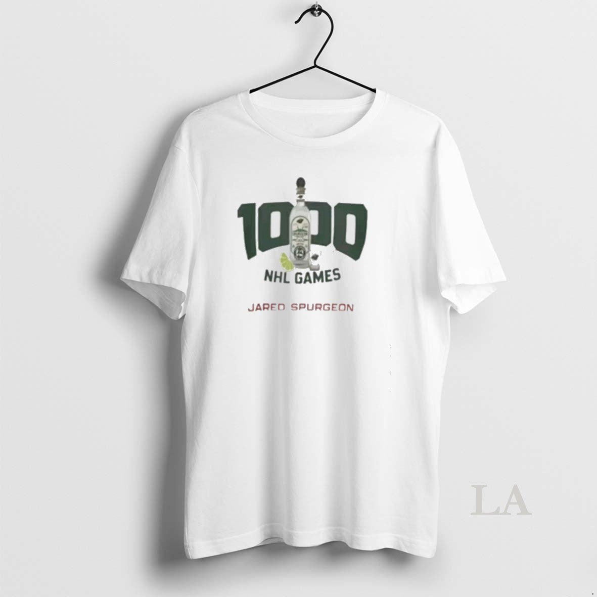 Original Jared Spurgeon Minnesota Wild 1000 Nhl Games