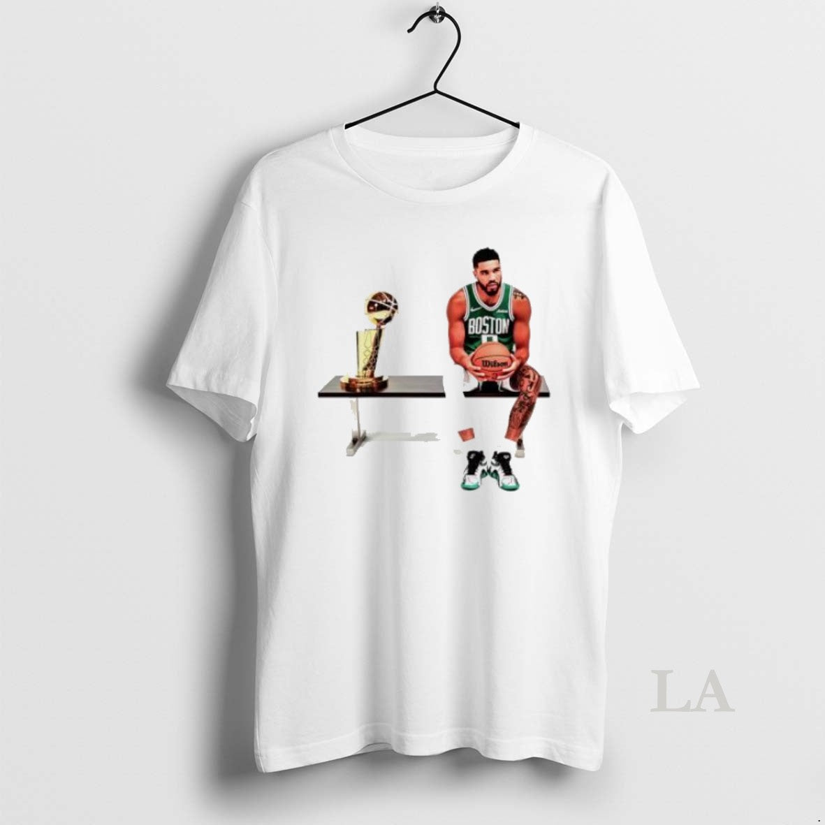 Original Jayson Tatum Boston Celtics Nba And Larry Obrien Trophy Womens