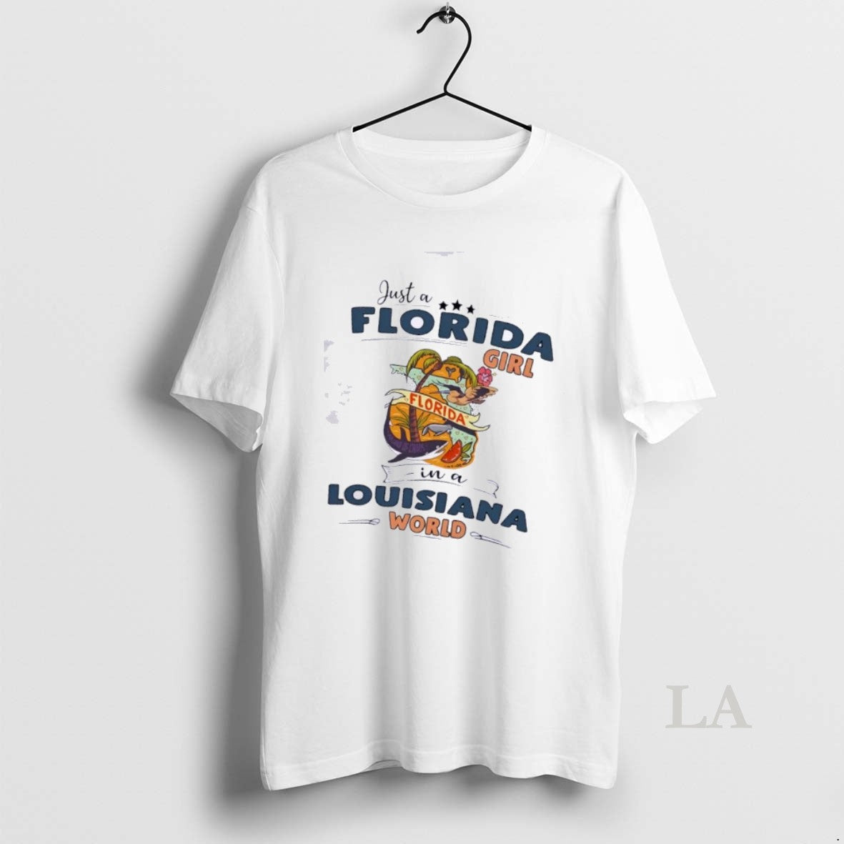 Original Just A Florida Girl In A Louisiana World Map