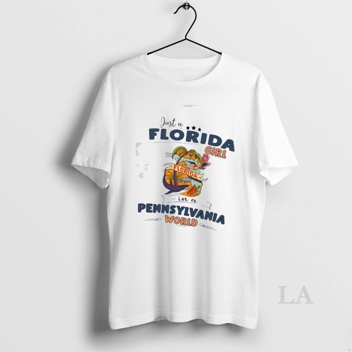 Original Just A Florida Girl In A Pennsylvania World Map