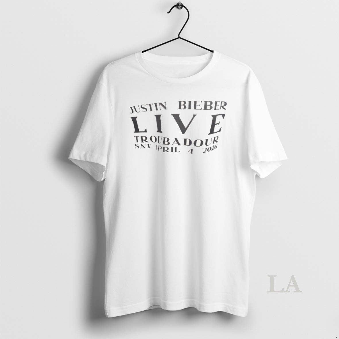 Original Justin Bieber Live Troubadour Sat April 4 2026