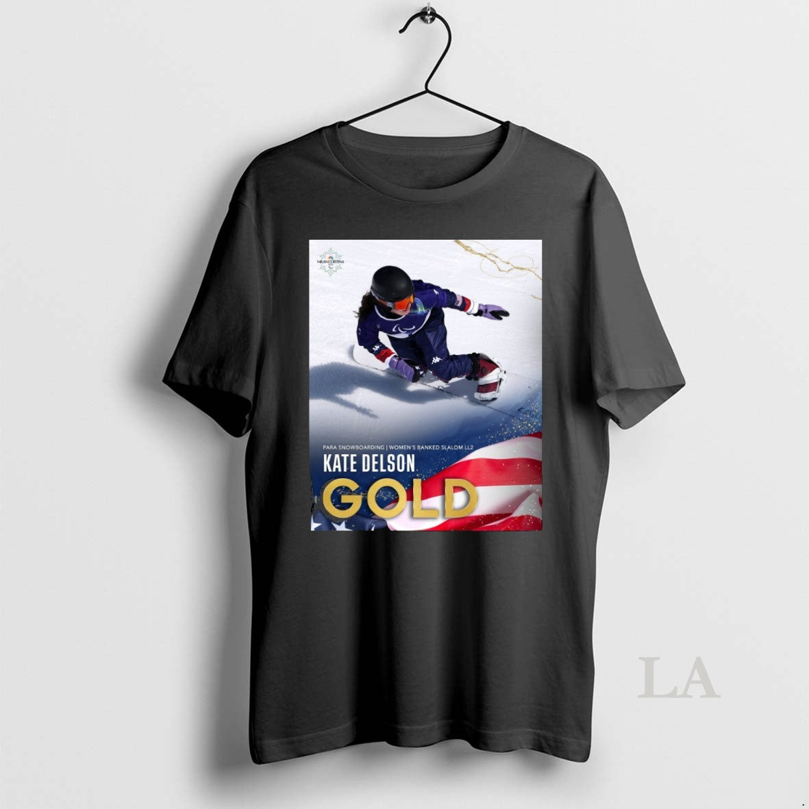 Original Kate Delson Para Snowboarding Womens Banked Slalom Ll2 Gold Medal