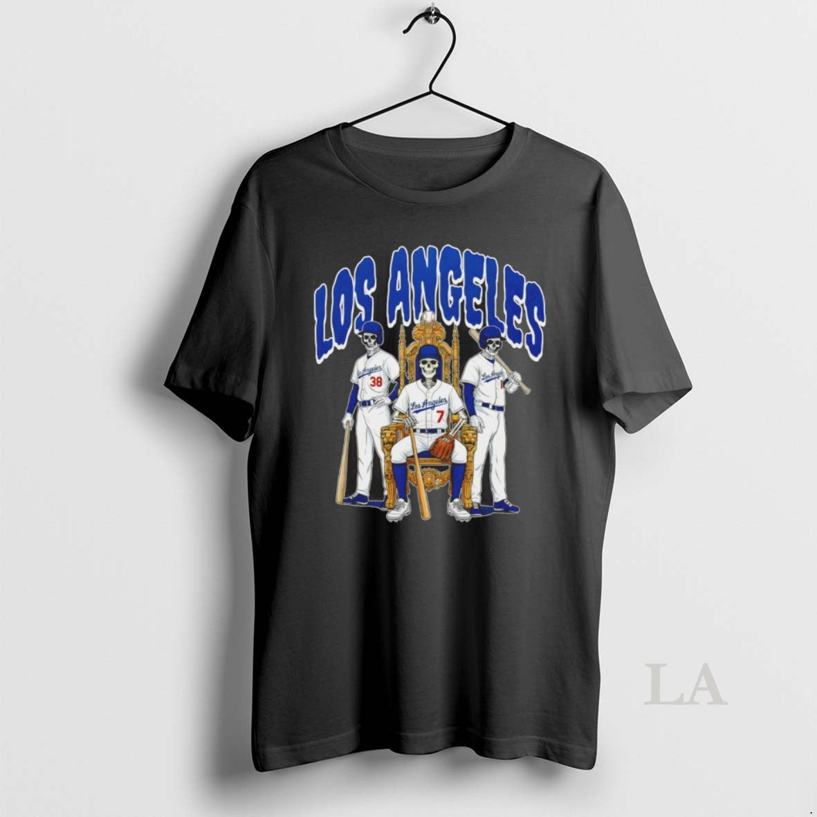 Original King Skeleton Miguel Rojas Los Angeles Dodgers Baseball 2026