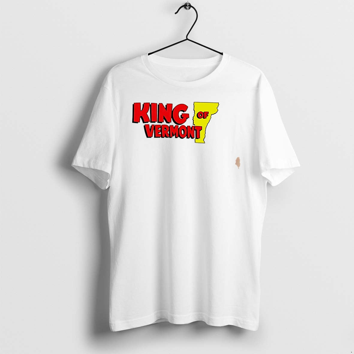 Original King Of Vermont Map Graphic Tee Tshirts Jpg