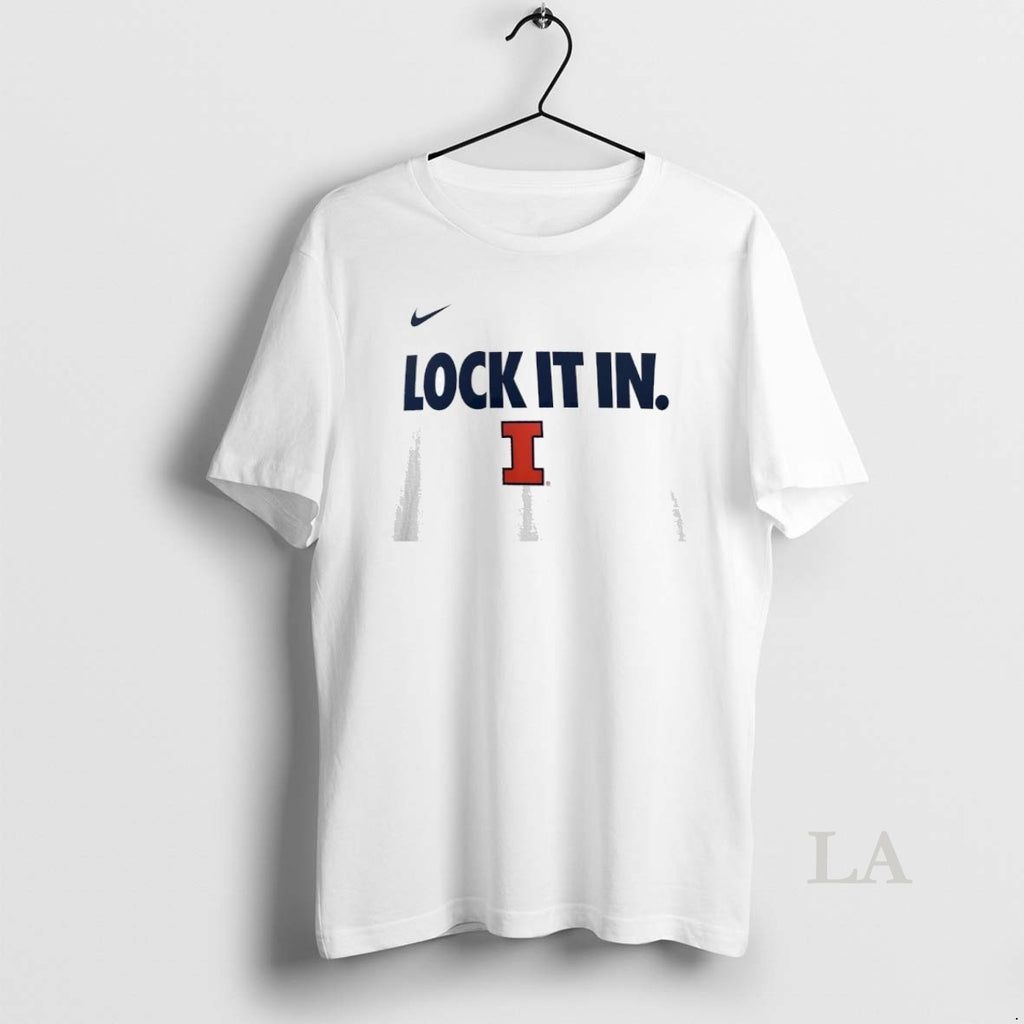 Original Lock It In Illinois Fighting Illini 2026 On Court Bench