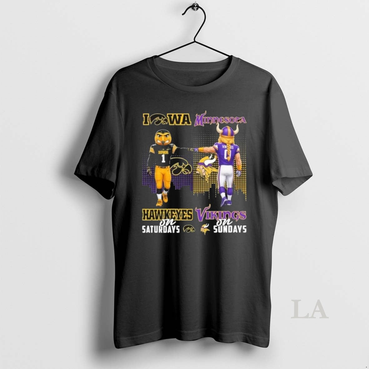 Original Mascots Iowa Hawkeyes On Saturdays And Minnesota Vikings On Sundays