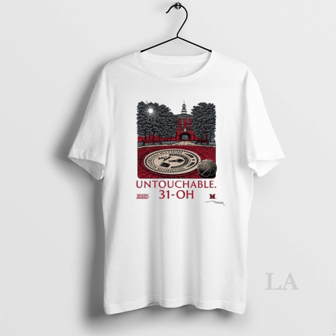 Original Miami Redhawks 31 Oh Untouchable