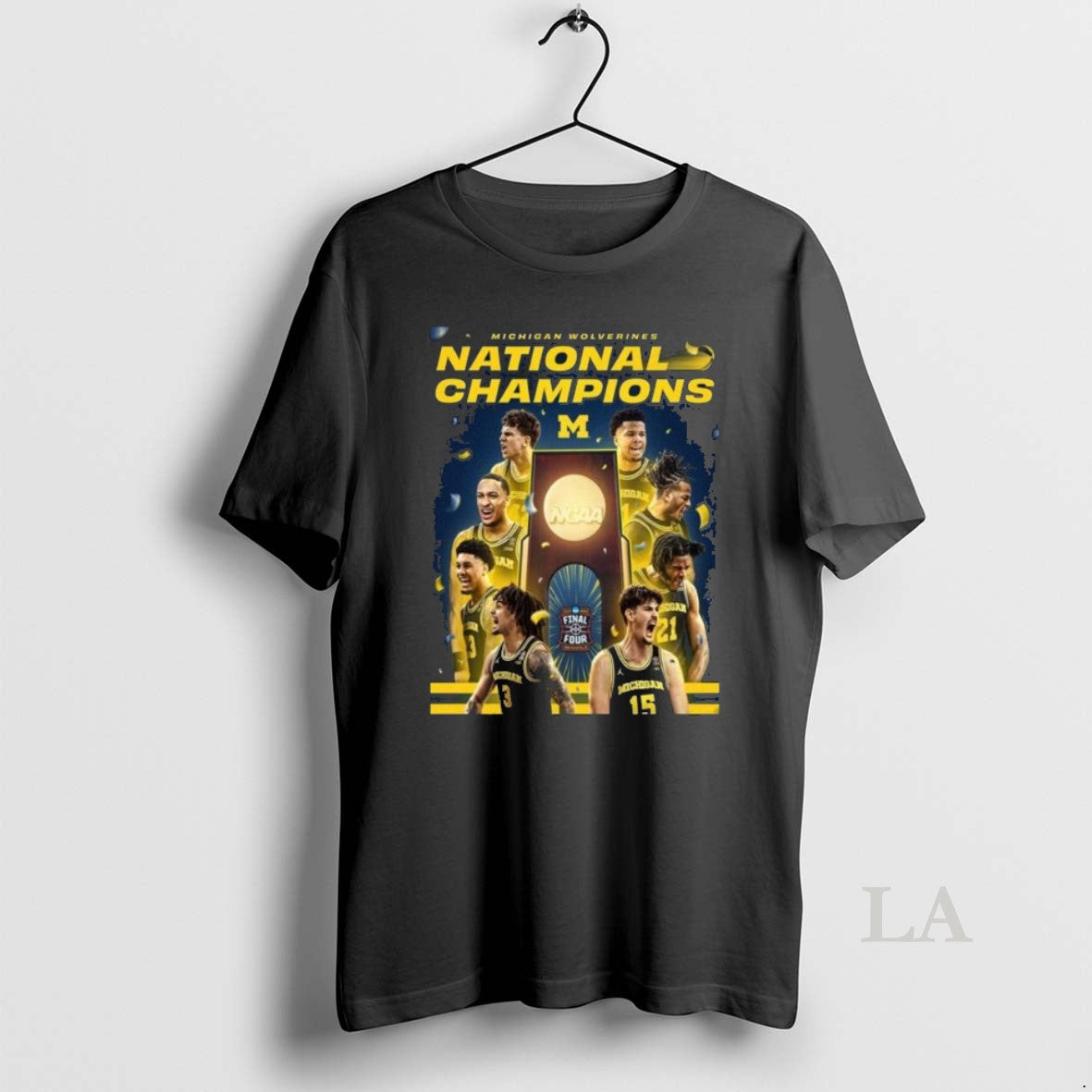 Original Michigan Wolverines 2026 Mens Basketball National Champions For The First Time Since 1989