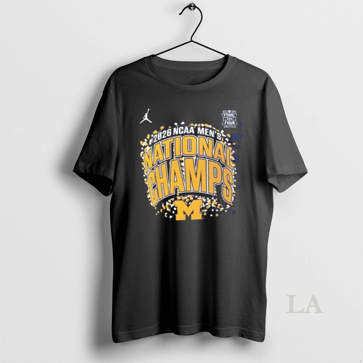 Original Michigan Wolverines 2026 Ncaa Mens Basketball National Champions Jordan Brand Confetti Celebration