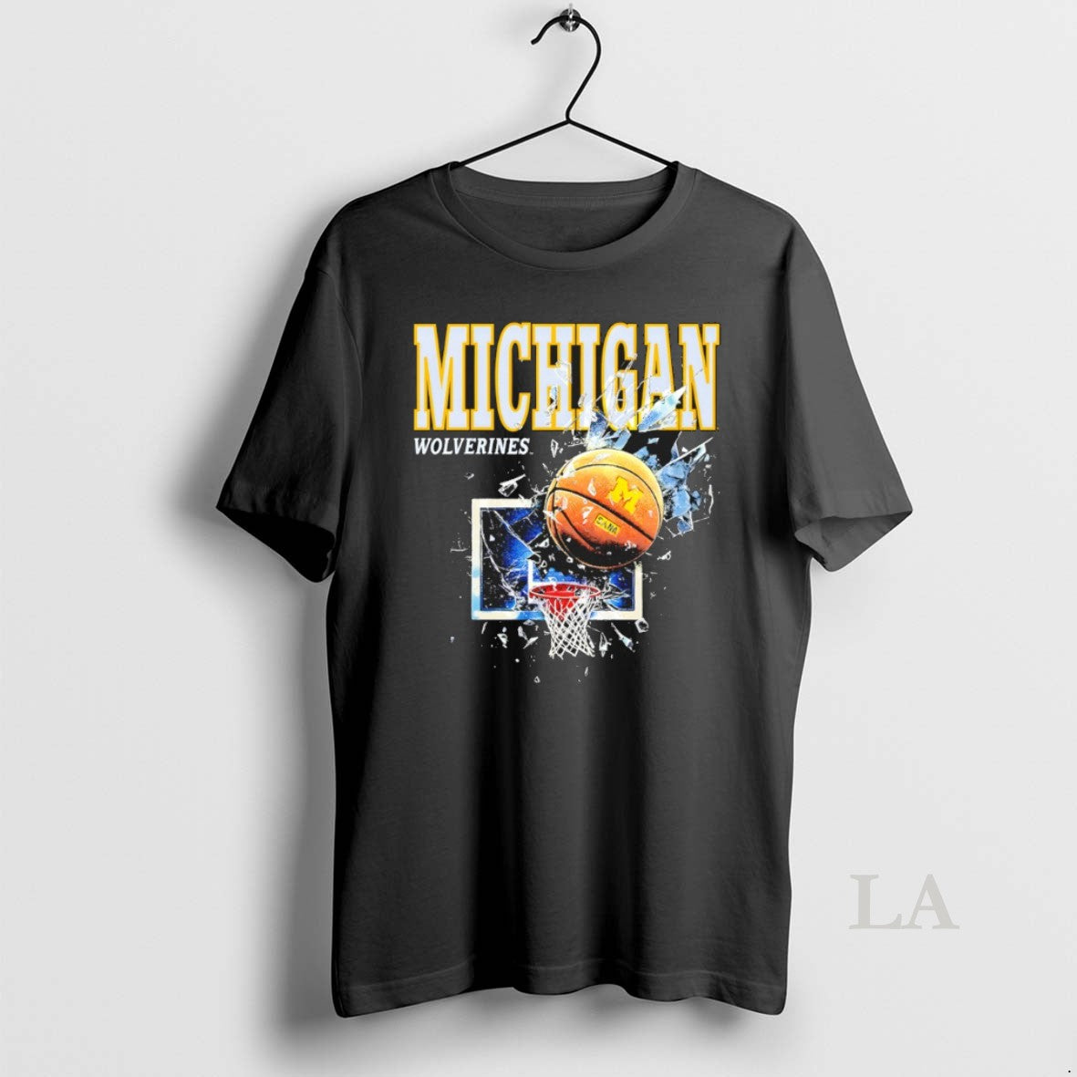Original Michigan Wolverines Basketball Broken Glass National Champions Ncaa 2026