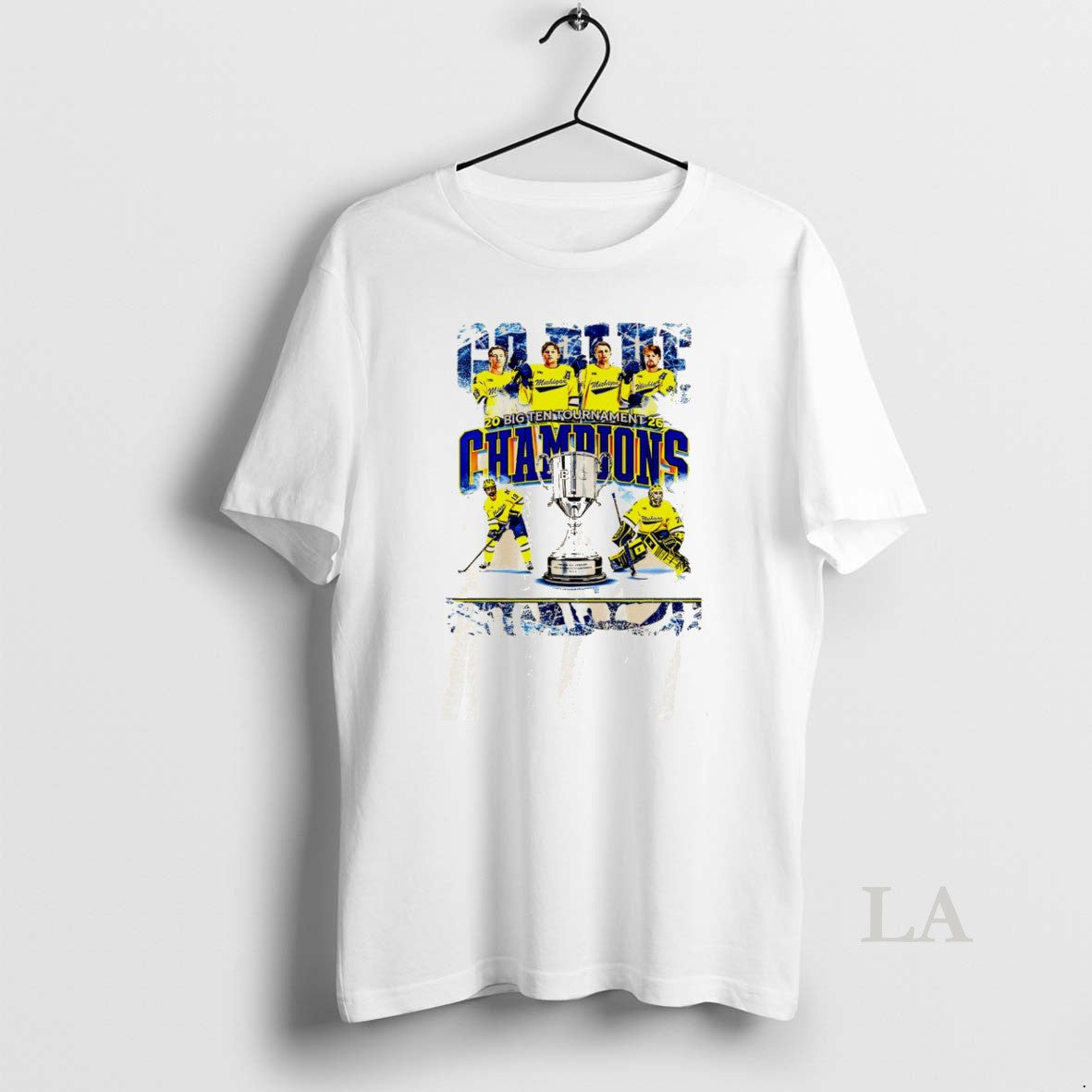 Original Michigan Wolverines Mens Ice Hockey 2026 Big 10 Tournament Champions