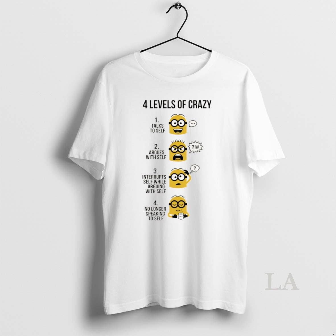 Original Minion 4 Levels Of Crazy Talks To Self Argues With Self