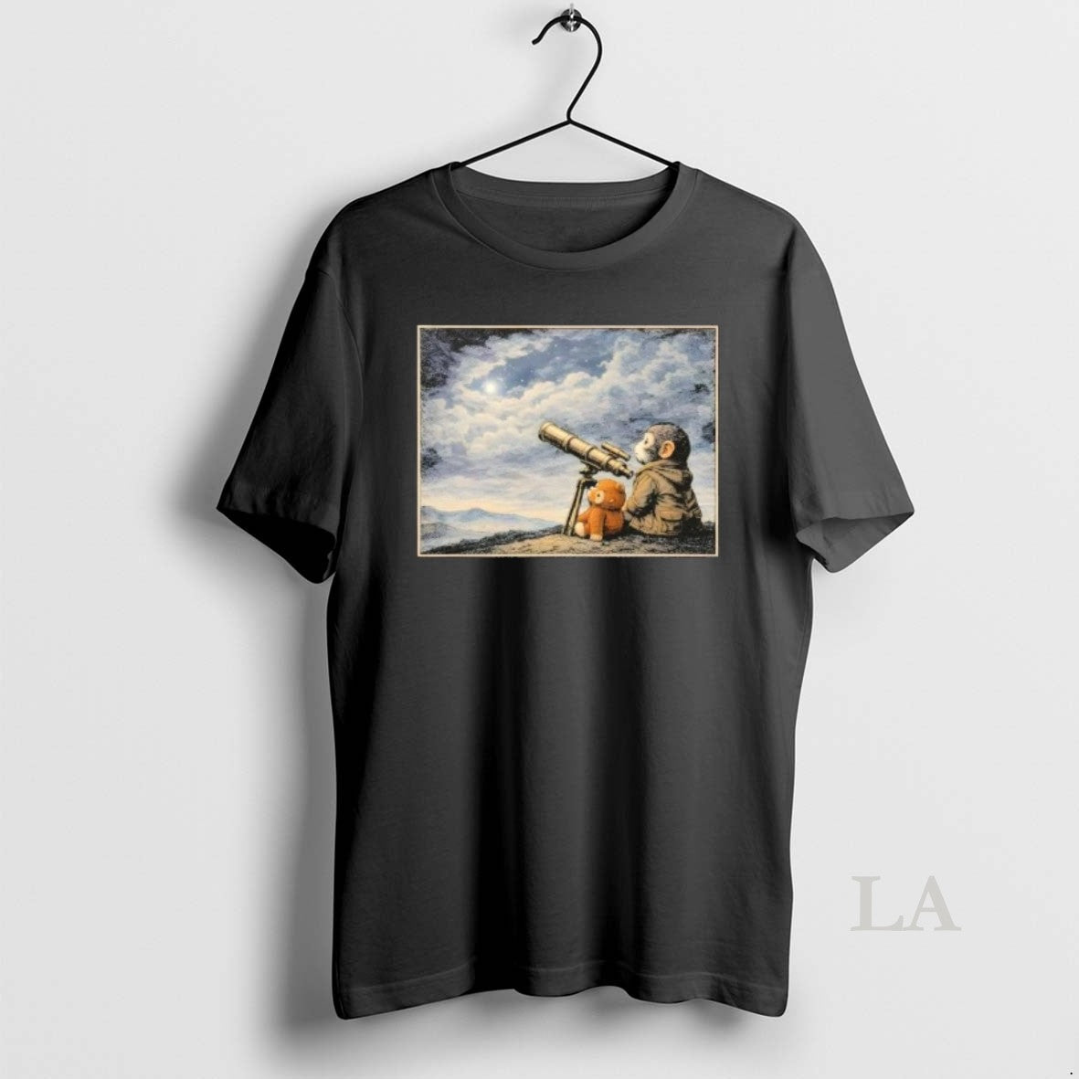 Original Monkeys Watching Skies