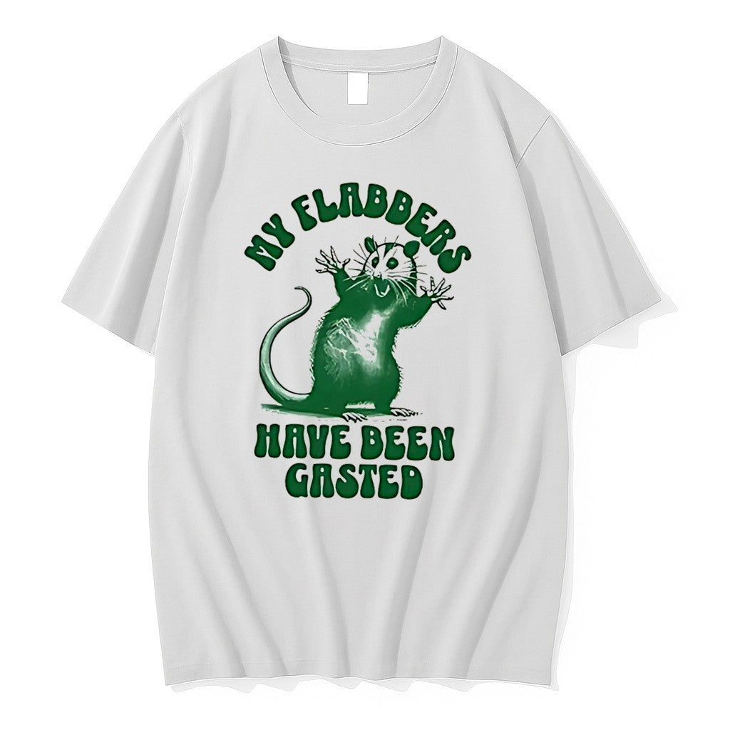 Original My Flabbers Have Been Gasted Graphic Mouse Tee Tshirts Jpg