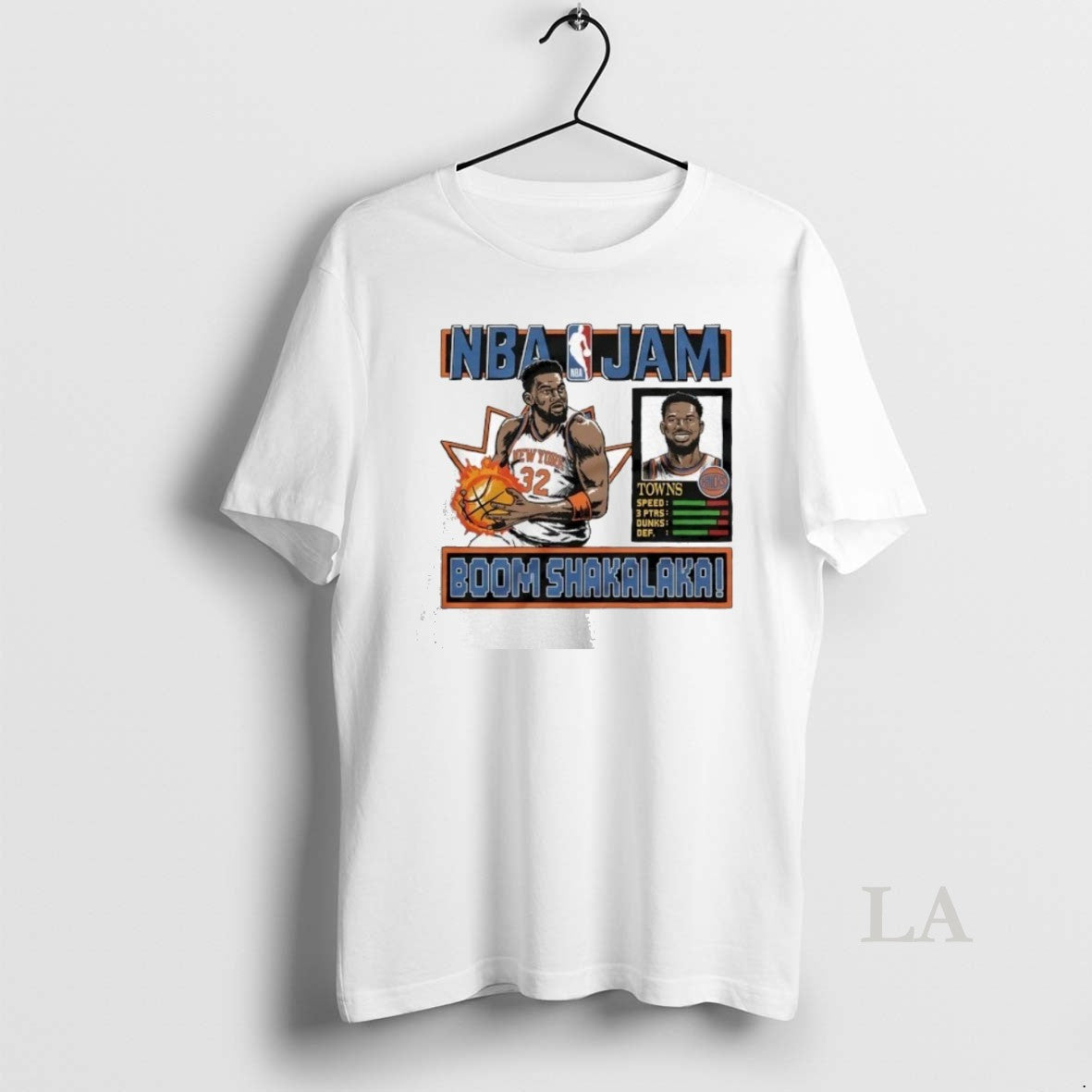 Original Nba Jam New York Knicks Karl Anthony Towns Boom Shakalaka