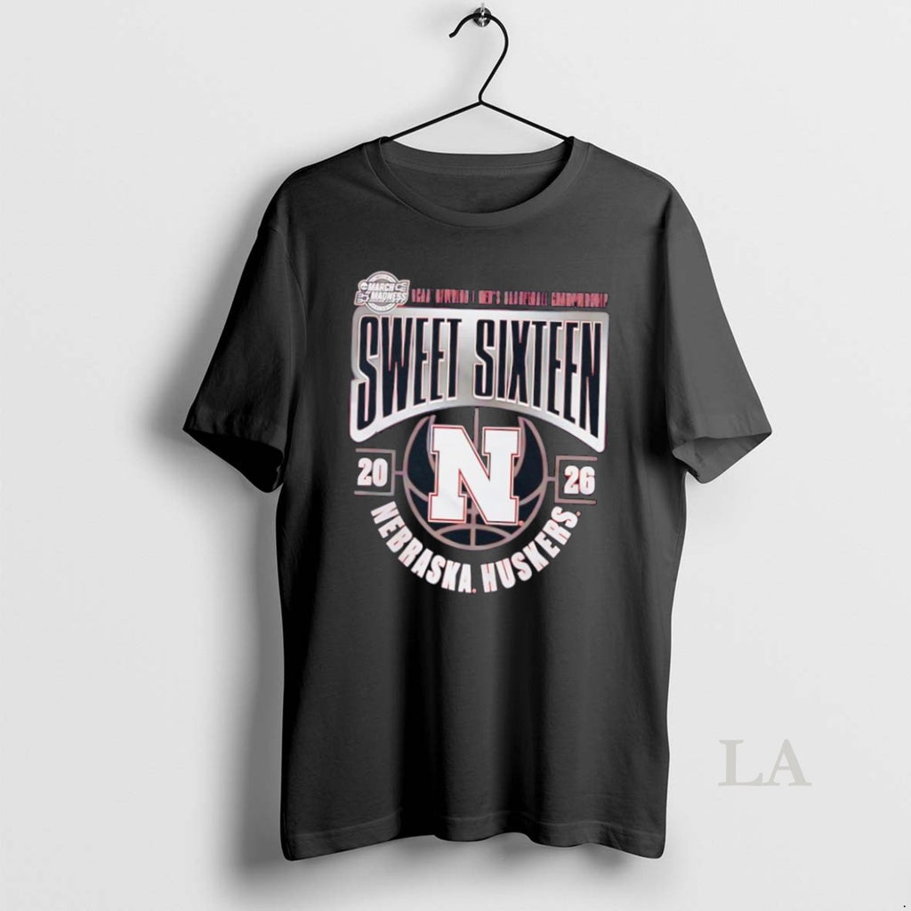 Original Nebraska Huskers Mens Basketball 2026 Ncaa March Madness Logo