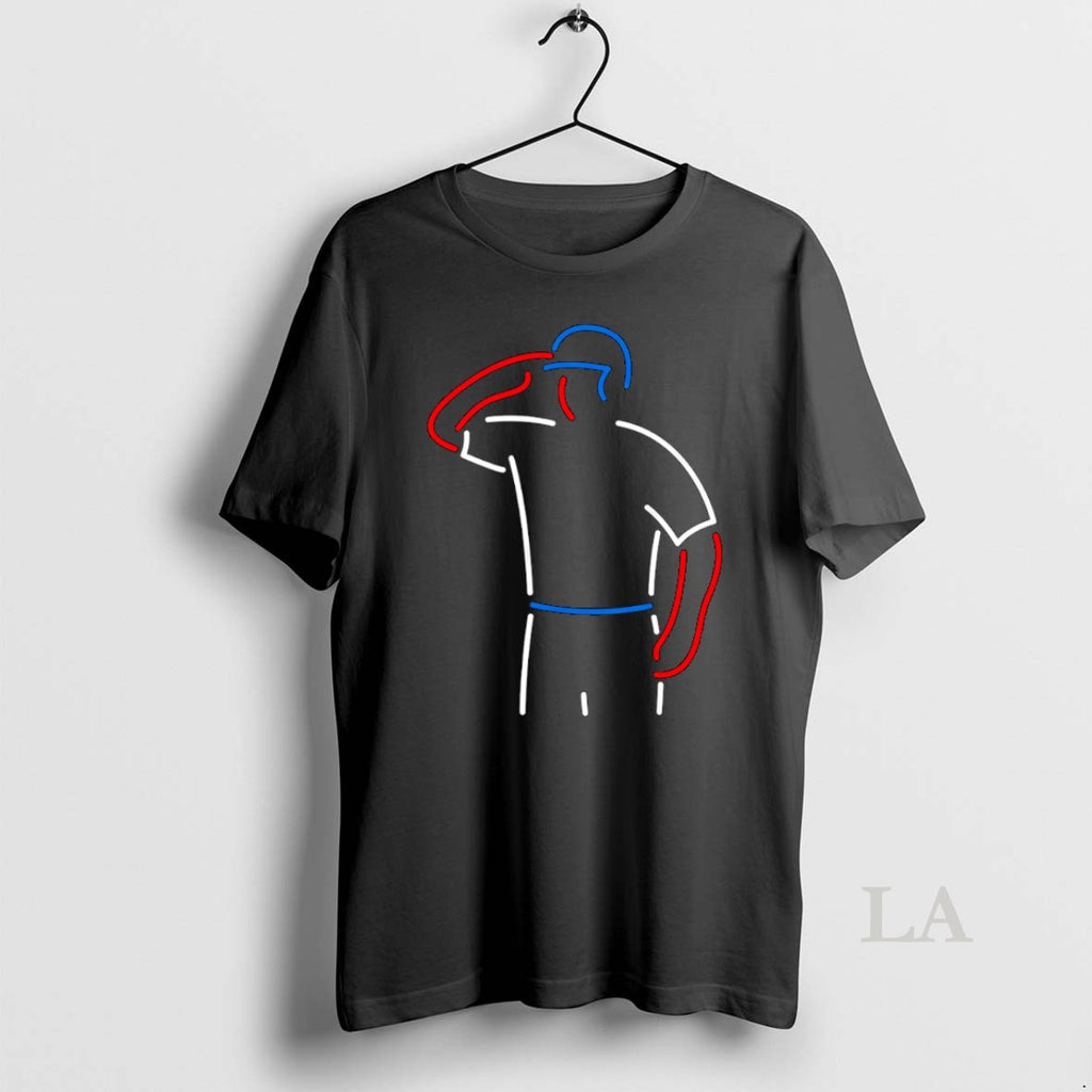 Original Neon Baseball Salute