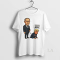 Original Netanyahu Walking Trump Dog Woof Woof Political Satire Caricature