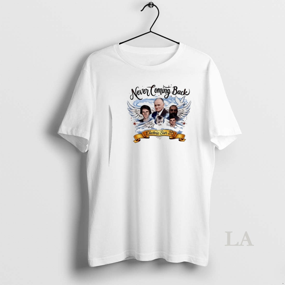 Original Never Coming Back Electric Sun 20 Heaven Tribute With Wings And Dove