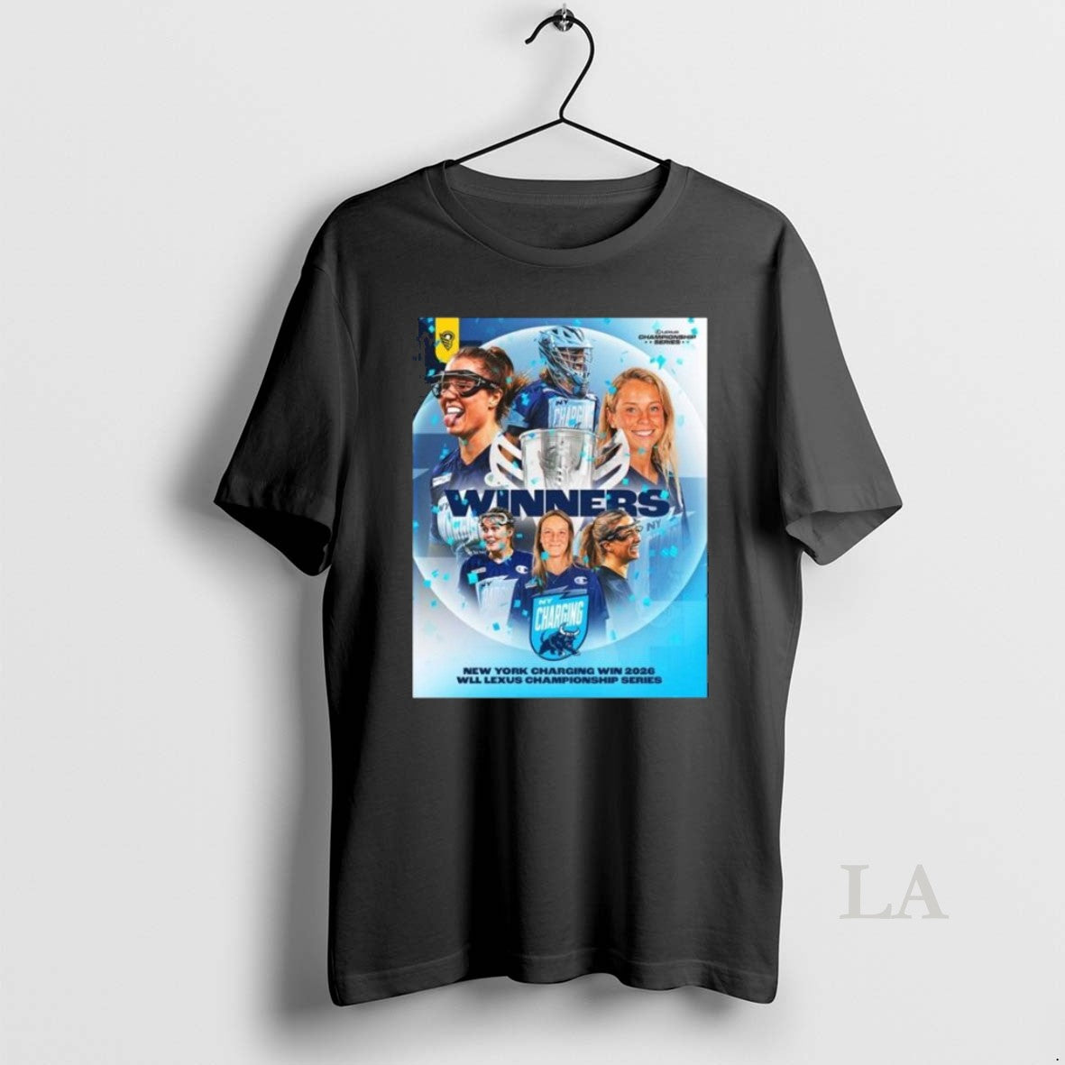 Original New York Charging Womens Lacrosse 2026 Wll Lexus Championship Series Winners Long Sleve