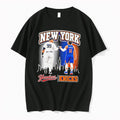Original New York Yankees And New York Knicks Skyline Graphic Tee Tshirts Jpg