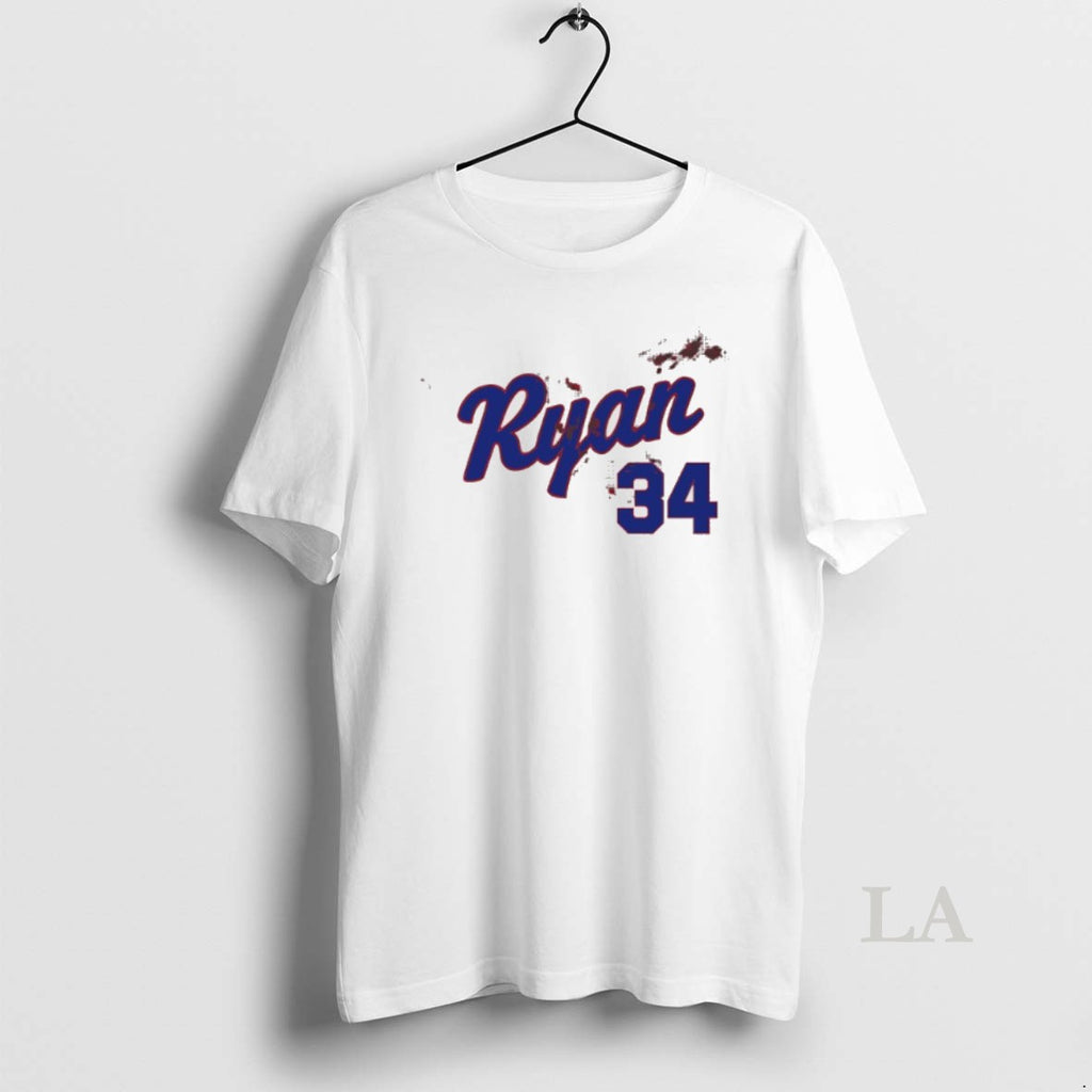 Original Nolan Ryan 34 Bloody