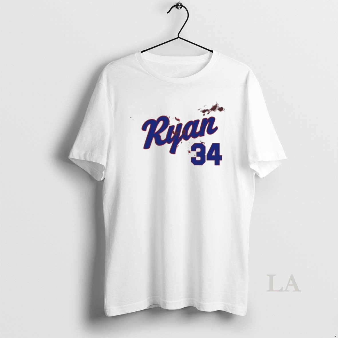 Original Nolan Ryan 34 Bloody