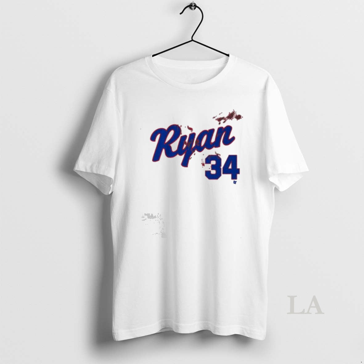Original Nolan Ryan Bloody 34 Texas Baseball