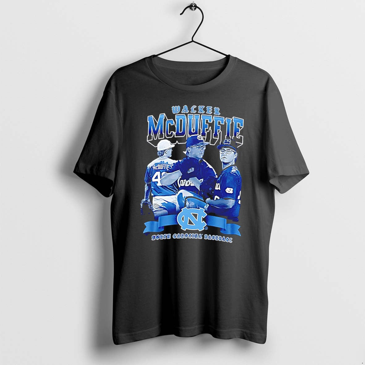 Original North Carolina Tar Heels Walker Mcduffie Team Members Graphic Tee Tshirts