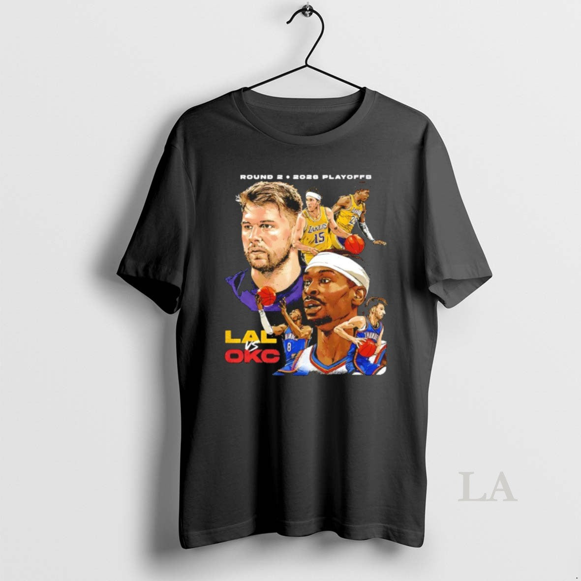 Original Oklahoma City Thunder Vs Los Angeles Lakers 2026 Nba Playoffs Round 2