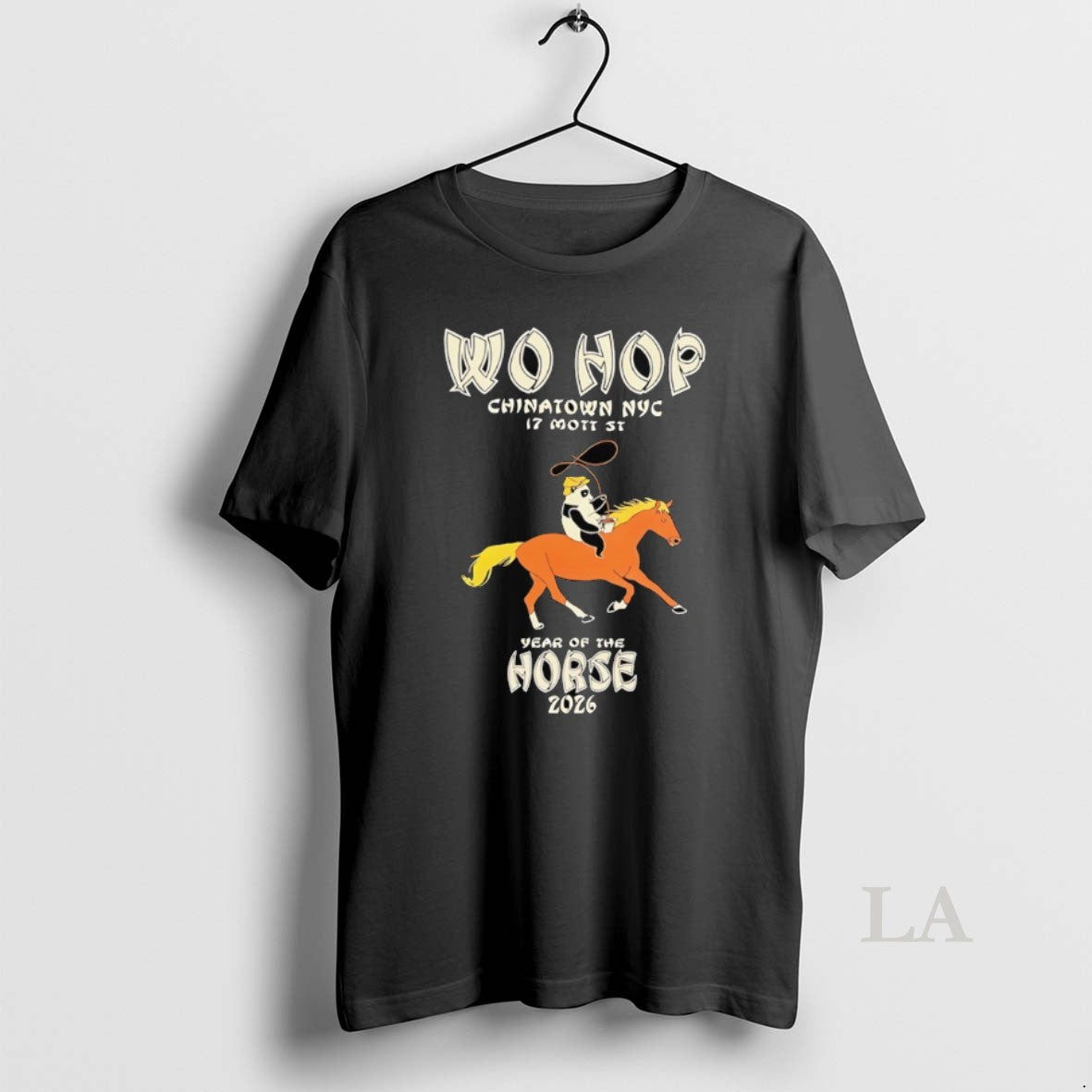 Original Panda Riding Horse Chinatown Nyc Year Of The Horse 2026 Wo Hop