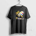 Original Pittsburgh City Sports Logos Map Graphic