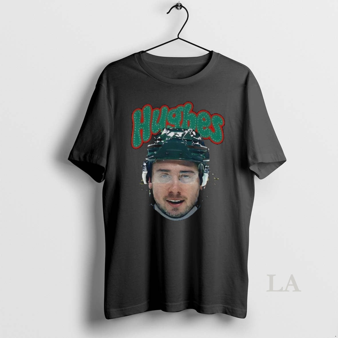 Original Quinn Hughes Minnesota Wild Big Head 26 Usa Hockey Vintage