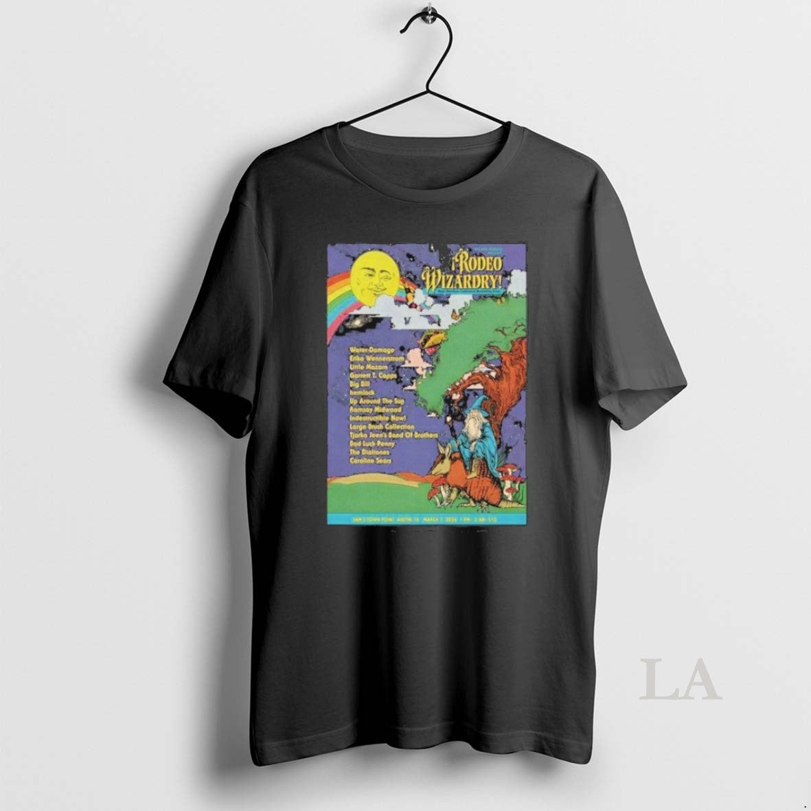 Original Rodeo Wizardry Show Austin Tx On March 7 2026 Tour Shirts