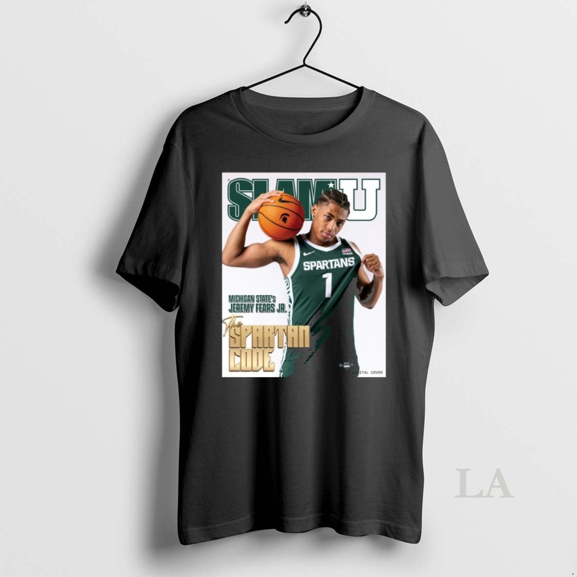 Original Slamu Michigan State Spartans Jeremy Fears Jr The Spartan Code Magazine Cover