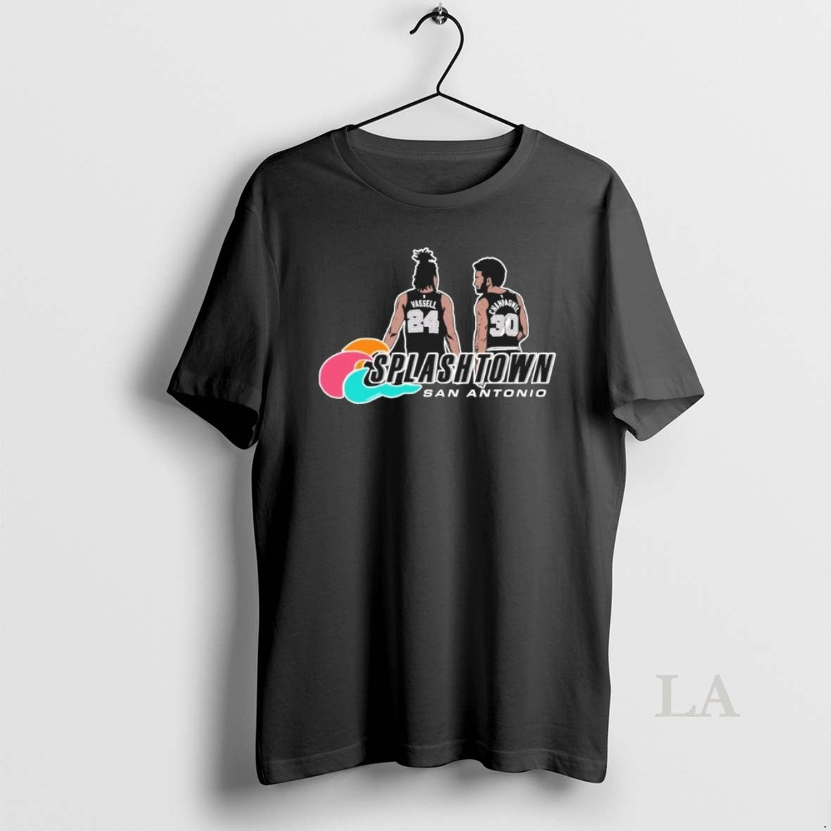 Original San Antonio Spurs Vassell And Champagnie Splashtown