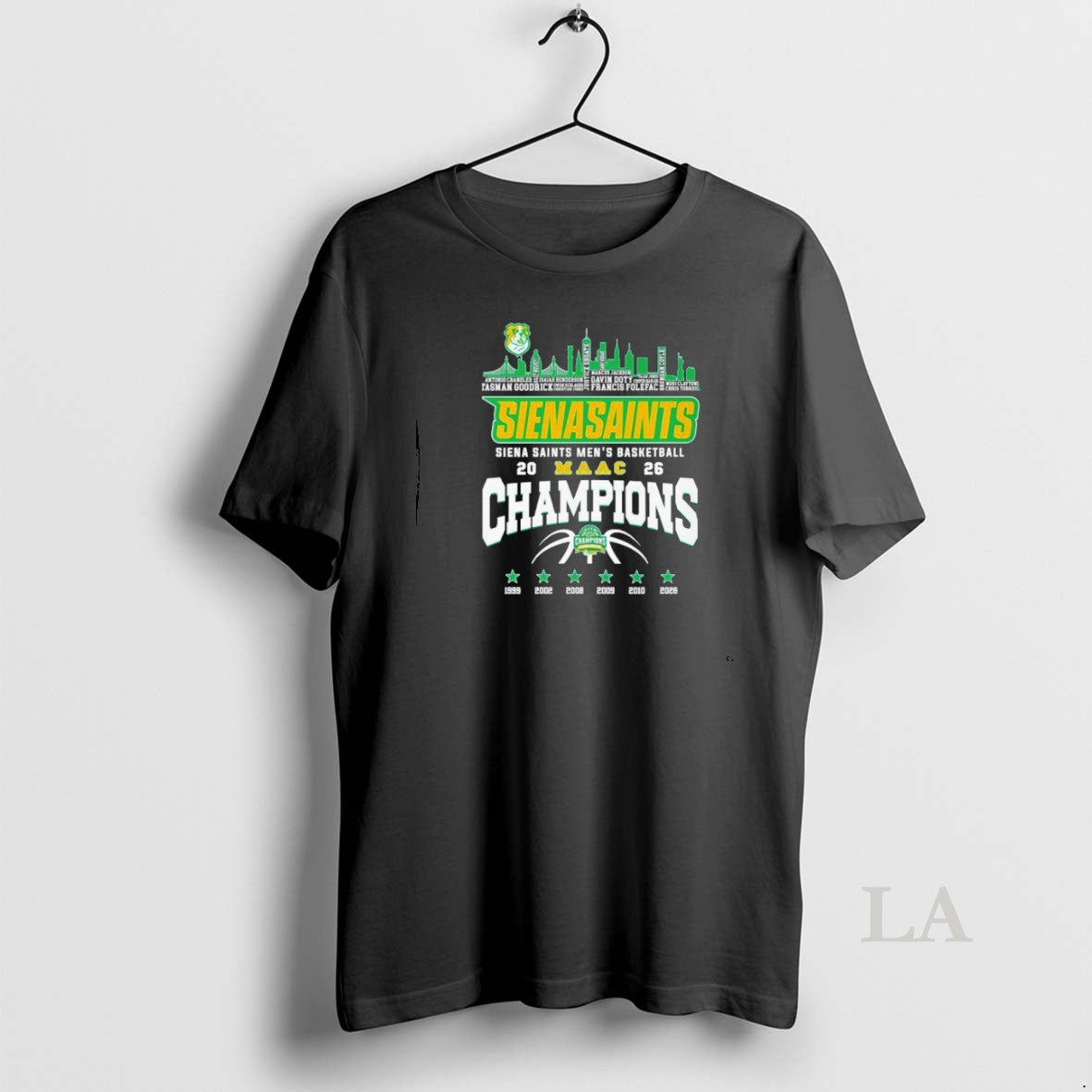 Original Siena Saints Maac Champion 2026 City Skyline