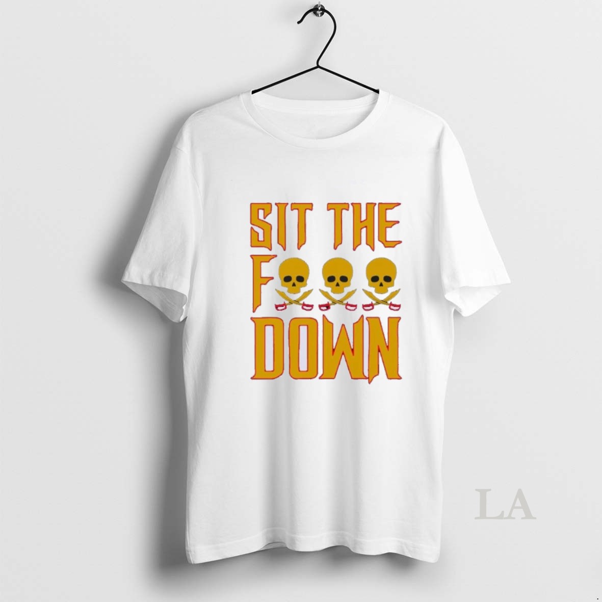 Original Sit The Fuck Down Pittsburgh Pirates Skull