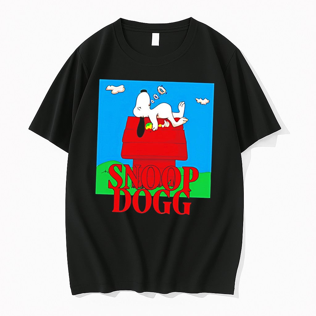 Original Snoop Dogg On Rooftop Graphic Tee Tshirts Jpg