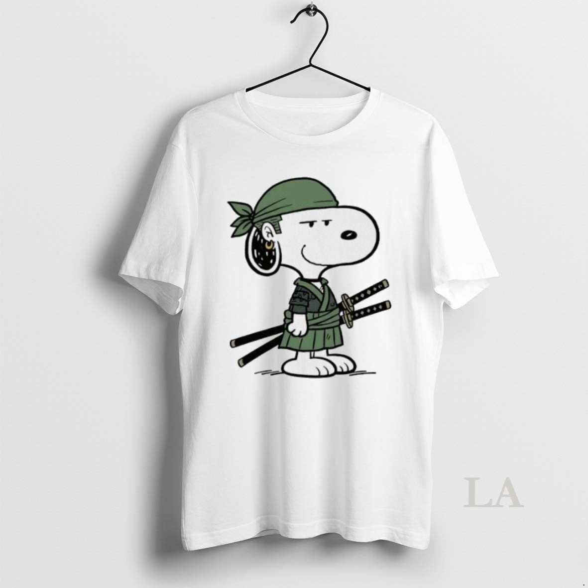 Original Snoopy X Zoro One Piece Cartoon Womens
