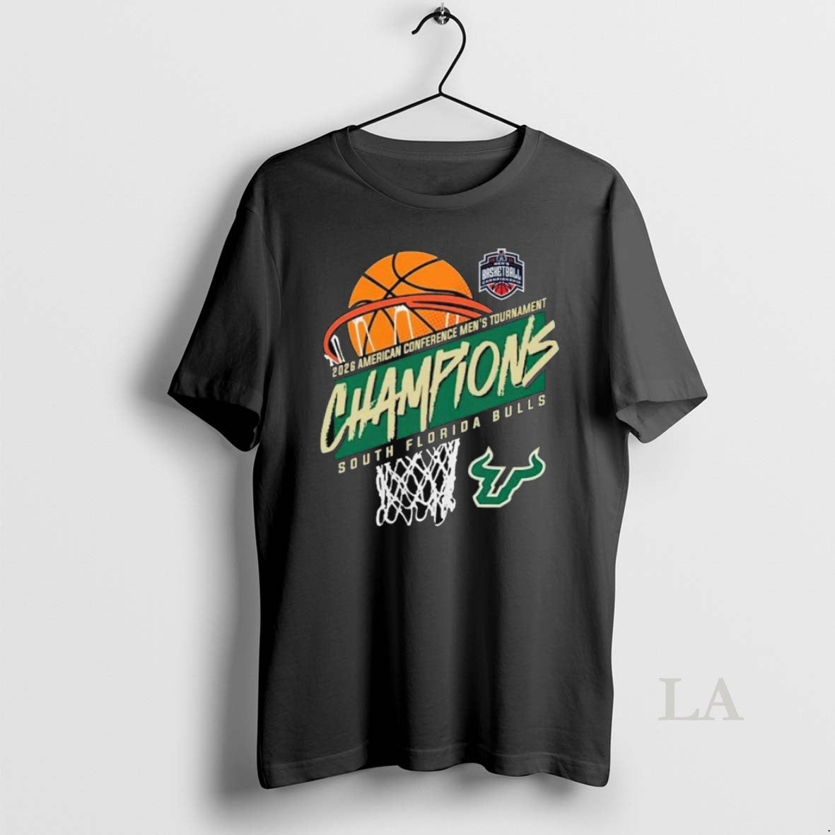 Original South Florida Mens Basketball American Conference Tournament Champions Basketball Long Sleve