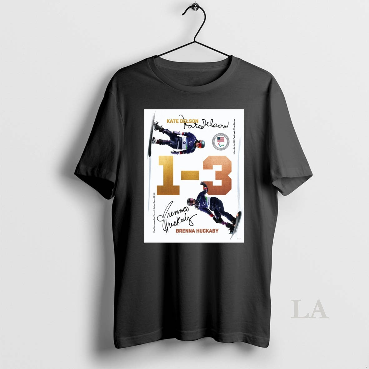Original Team Usa Kate Delson And Brenna Huckaby In Para Snowboarding Signatures