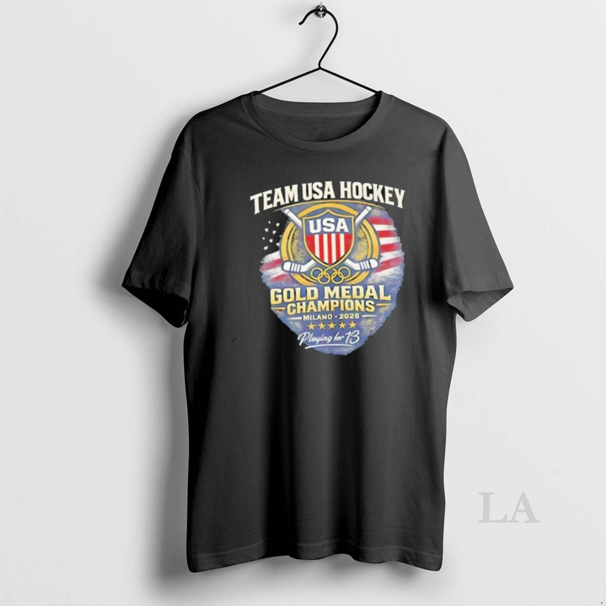 Original Team Usa Hockey Gold Medal Champions Milano 2026 Playing For 13