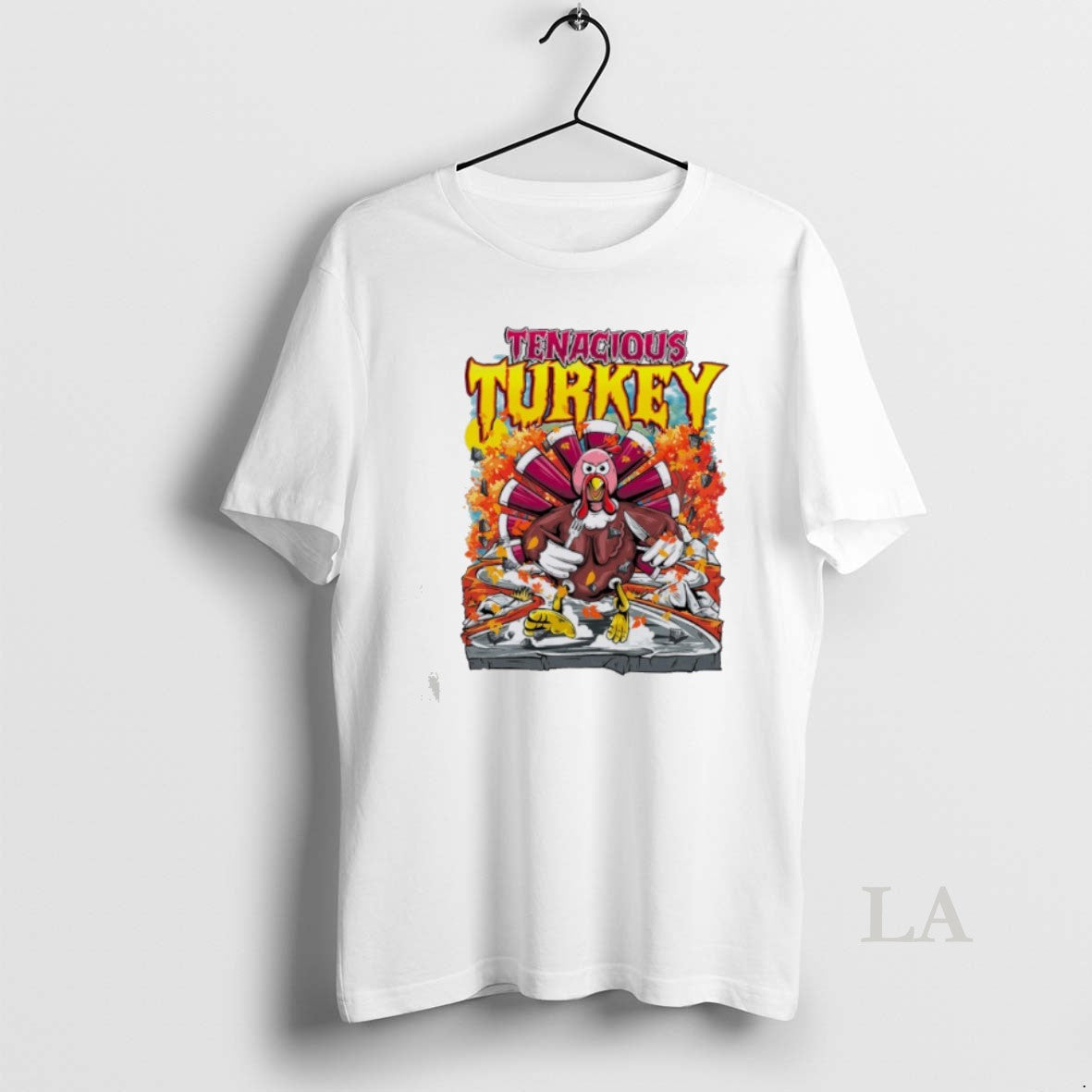 Original Tenacious Turkey Character Graphic