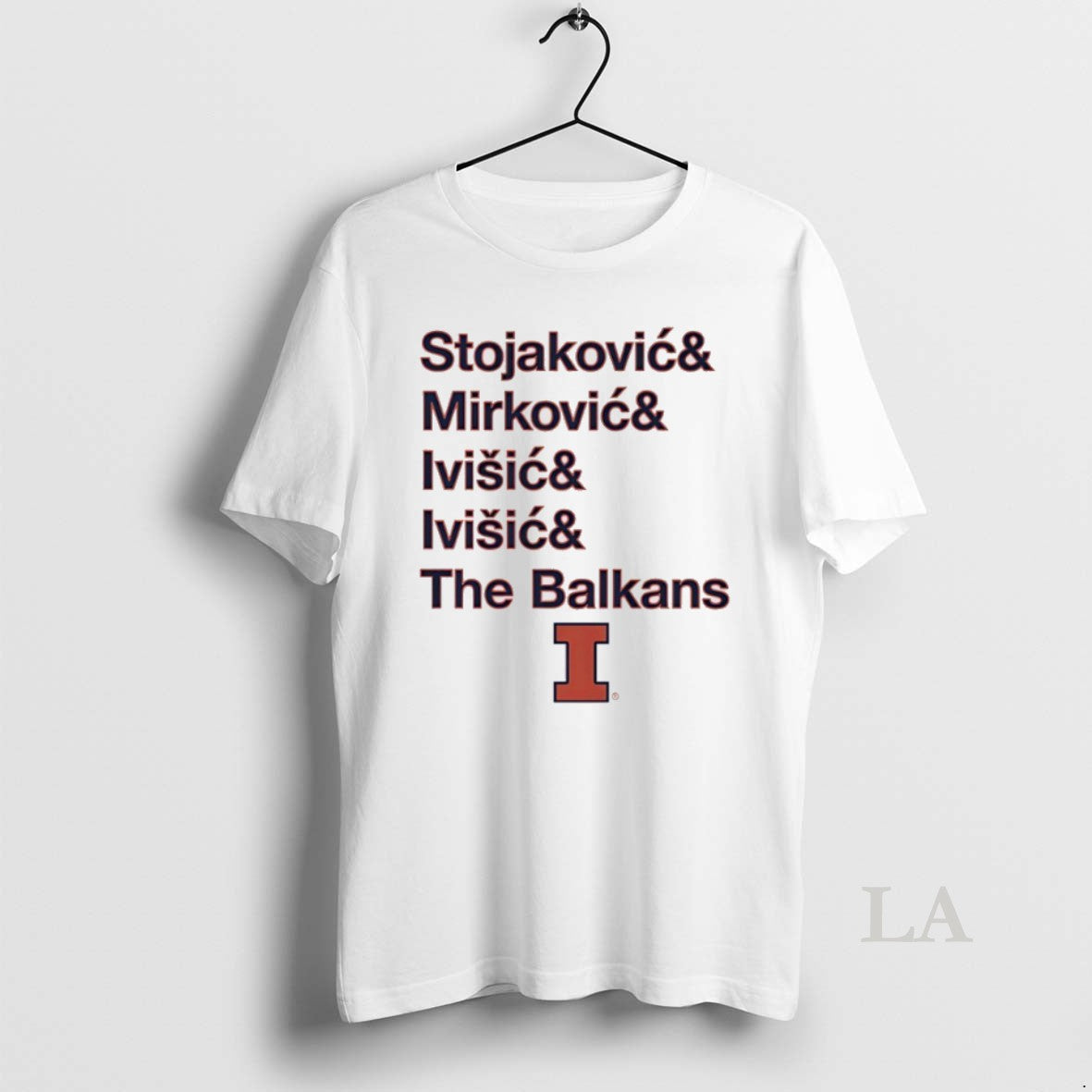 Original The Balkan Bloc Stojakovic Mirkovic Ivisic And Ivisic Illinois Basketball