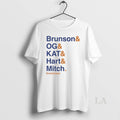 Original The Lineup Knickstape Brunson And Og And Kat And Hart And Mitch