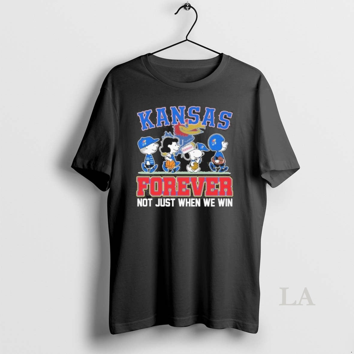 Original The Peanuts Characters X Kansas Jayhawks Basketball